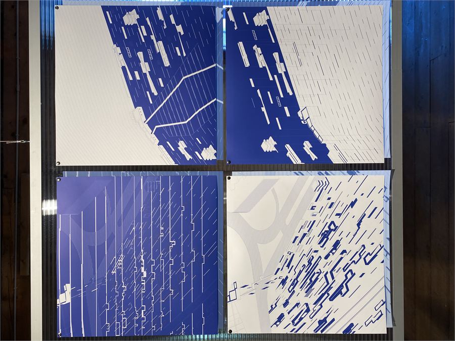 The finished work installed at the Kuwait Pavilion, Biennale di Venezia 2025