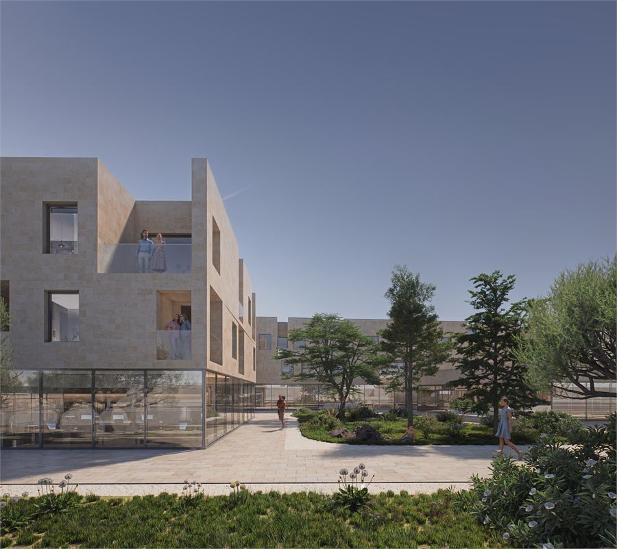 View of the proposed Via Marconi housing district